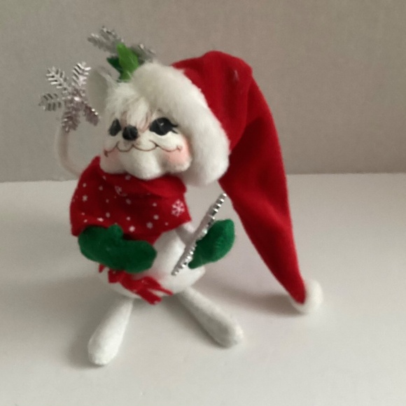 Annalee (2) )Santa with gifts and Mouse with Sniowflakes - Picture 6 of 12